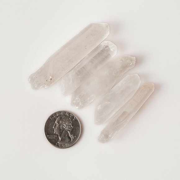 1/2 lb Medium Raw Quartz Crystal Points Natural Gemstone Mineral Rough Specimens - Picture 3 of 6